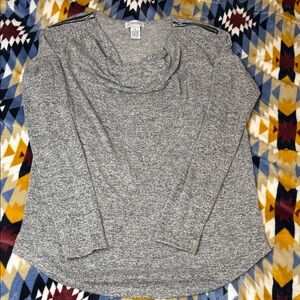 NWOT Carmen Gray Women's Cowl Neck Blouse